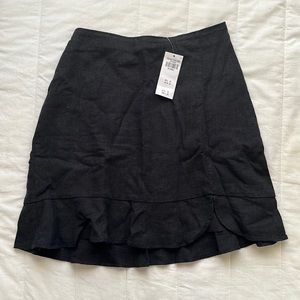 Abercrombie ruffle linen mini skirt